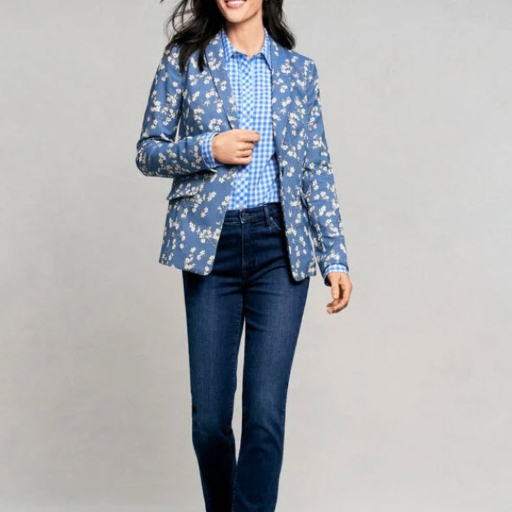 NWT Talbots Floral Jacquard Blazer 20W